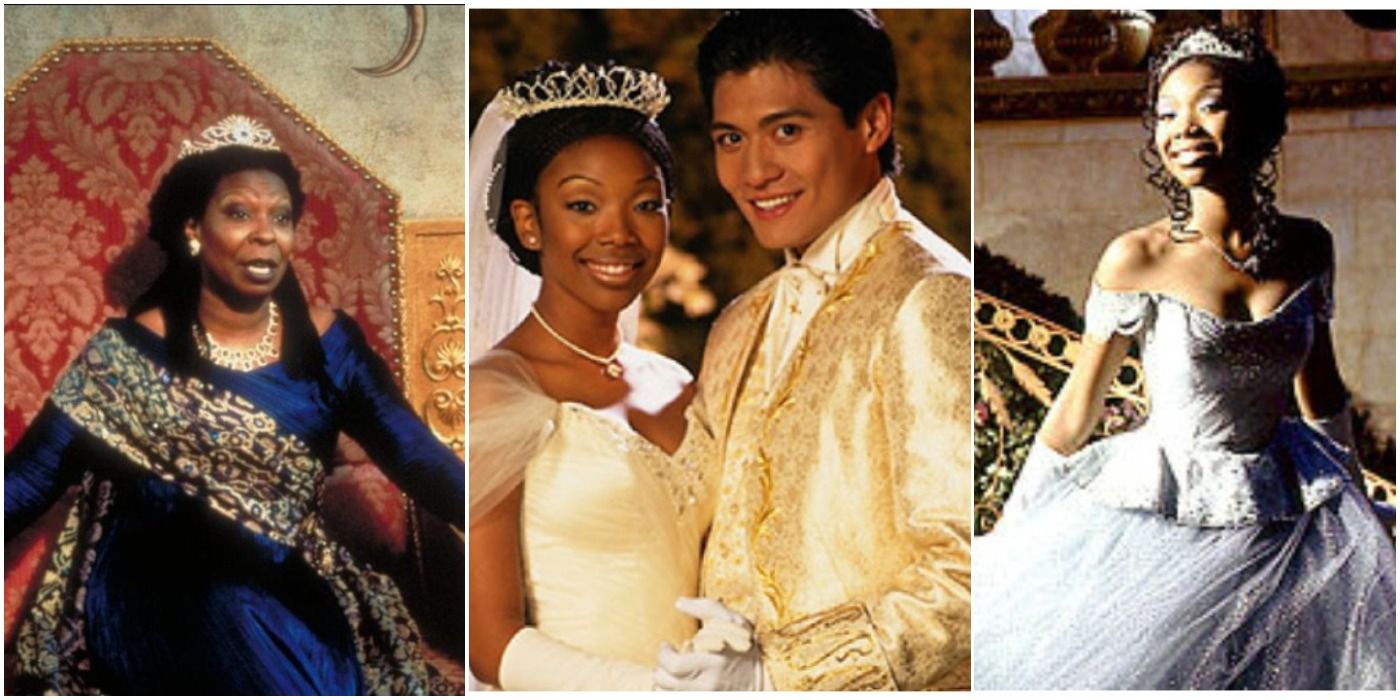 Cinderella 1997 Best Outfits Featured-Whoopi Goldberg, Paolo Montalban, Brandy