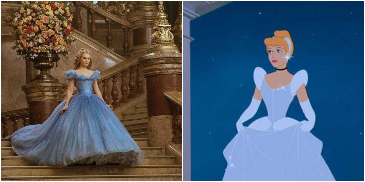 Cinderella Live Action And Animated