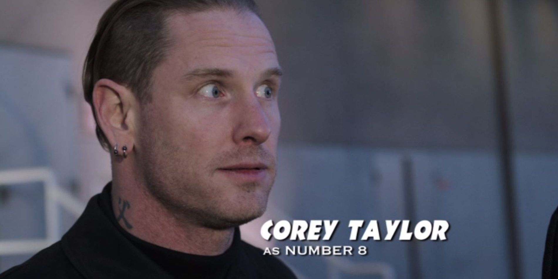 Corey Taylor in Sharknado 4.
