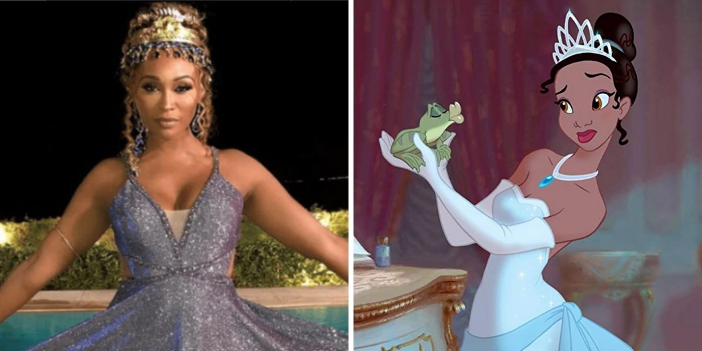 Cynthia bailey as tiana - rhoa:disney