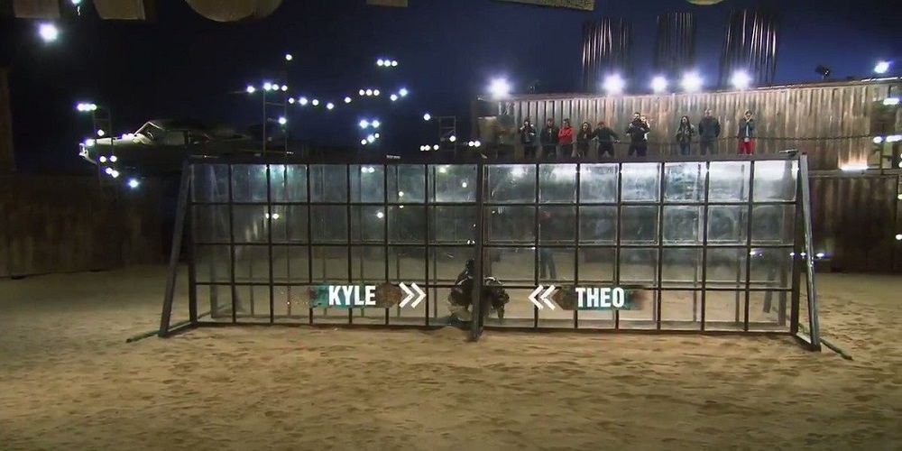The Challenge hall brawl elimination Kyle Christie vs. Theo Campbell
