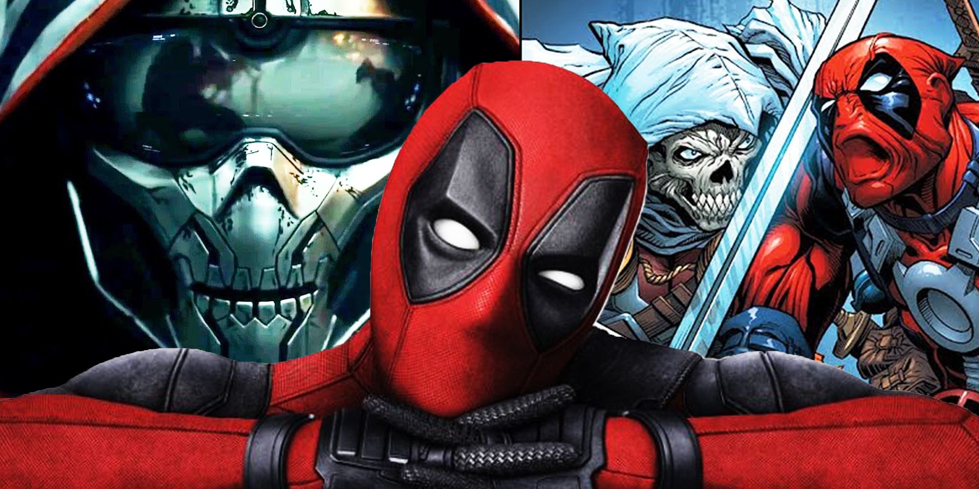 Deadpool and Taskmaster in Movies and Comics