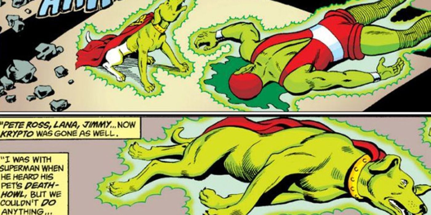 Death of Krypto in Superman comics