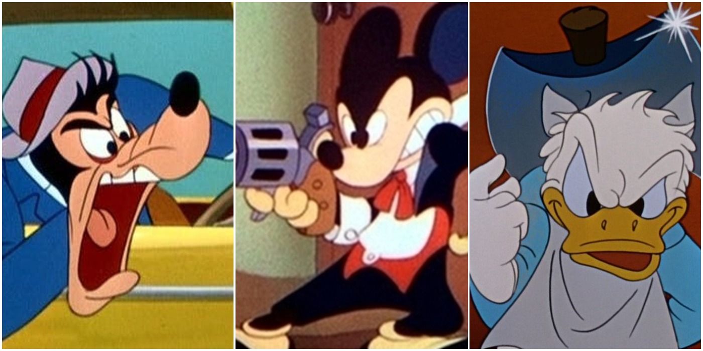 Goofy, Mickey and Donald collage - Disney