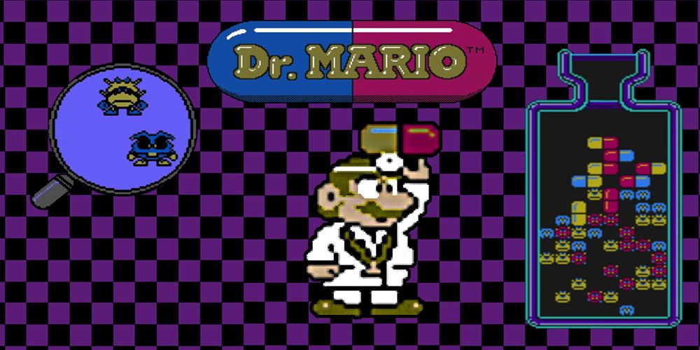Dr. Mario plays the game
