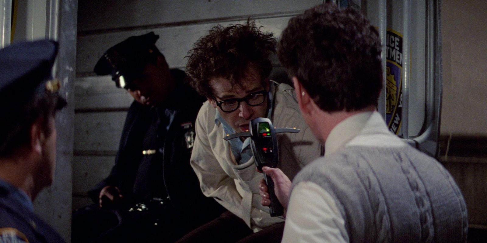 Egon Using PKE Meter On Tully - Ghostbusters