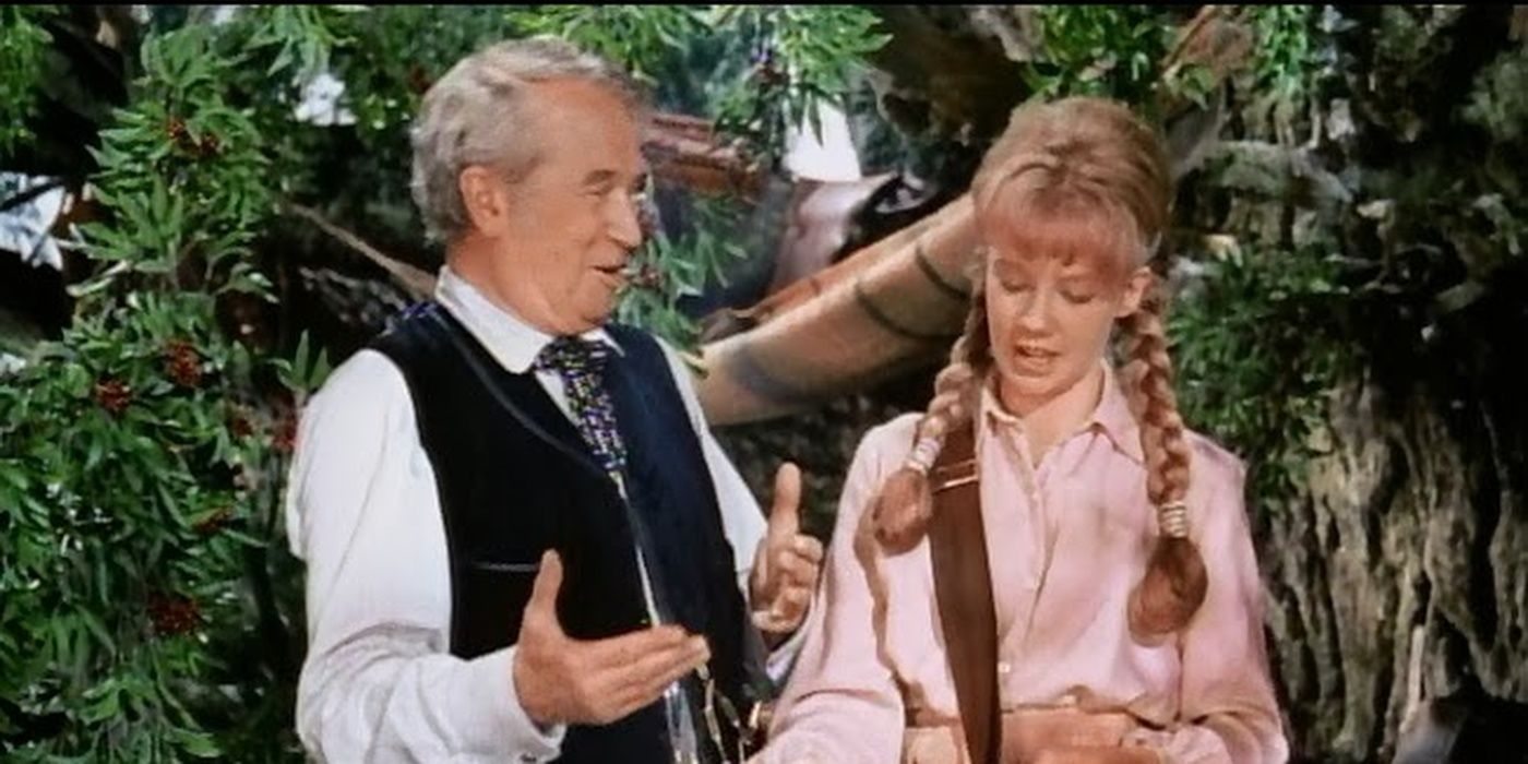 Hayley Mills Singing with Maurice Chevallier in Search of the Castaways