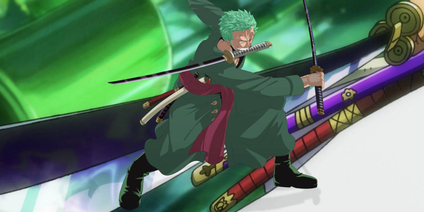 Update , Oden carrying zoro's size swords , Zoro carrying original size Enma  , Zoro carrying King's swords coz why not : r/OnePiece