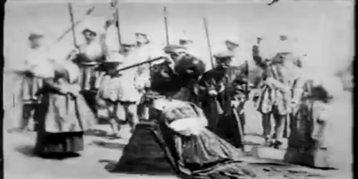 Still from The Execution of Mary Queen of Scots (1895)