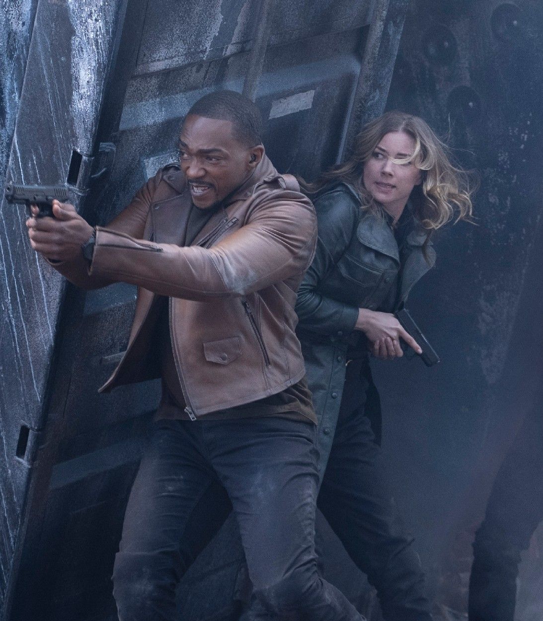 Falcon And Winter Soldier Sam Sharon Carter Fight Vertical