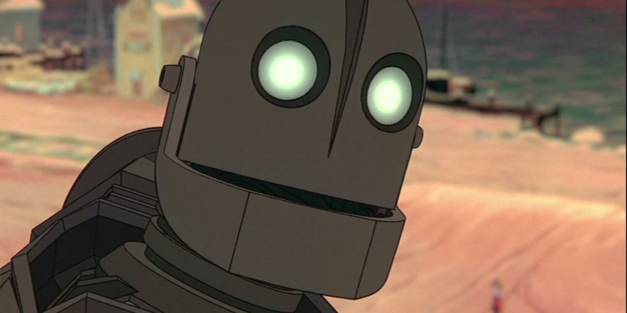 The Iron Giant looking confused.