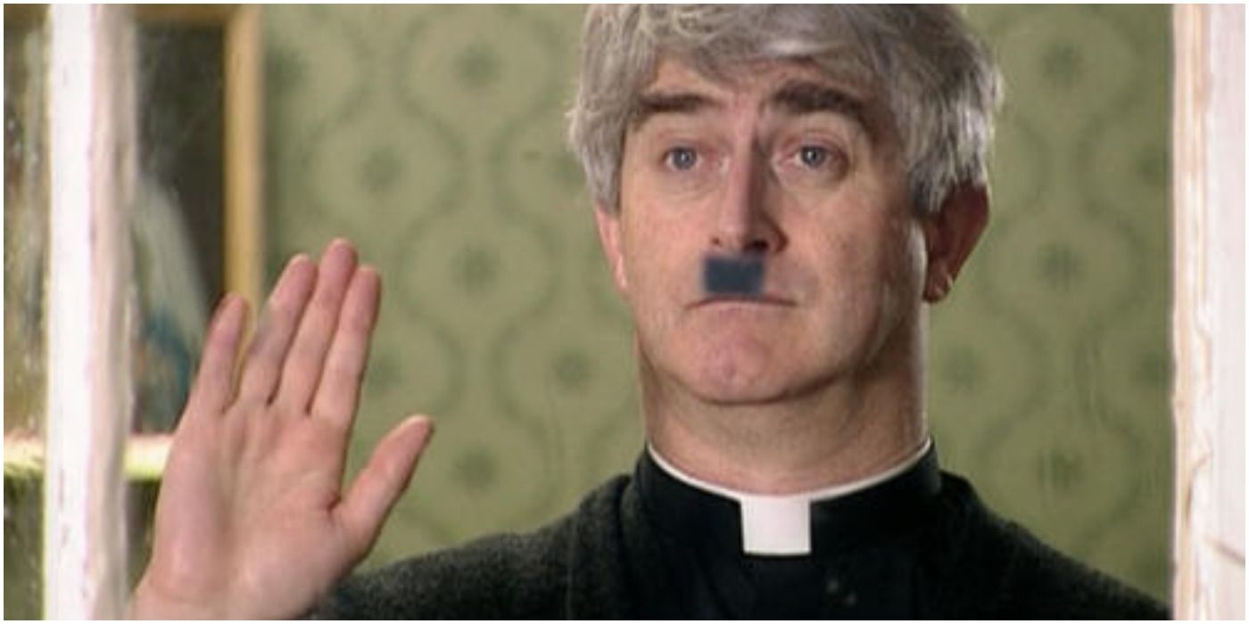 Father Ted Accidentally Doing The Hitler Salute