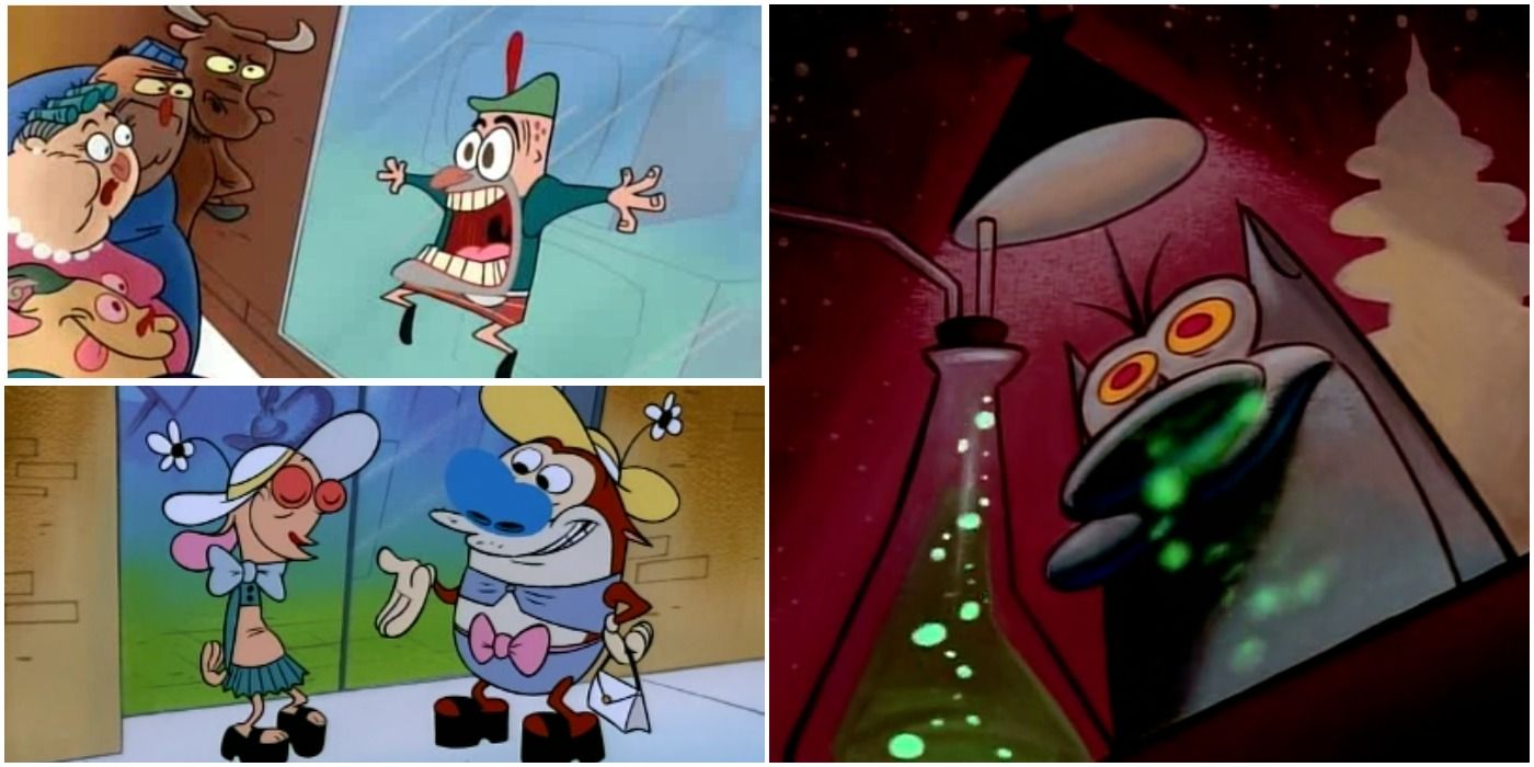 Collage Of Ren And Stimpy Episodes