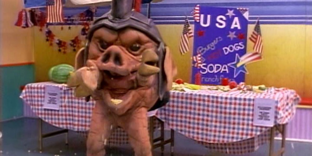 Pudgy Pig monster in season 1 of Mighty Morphin Power Rangers 