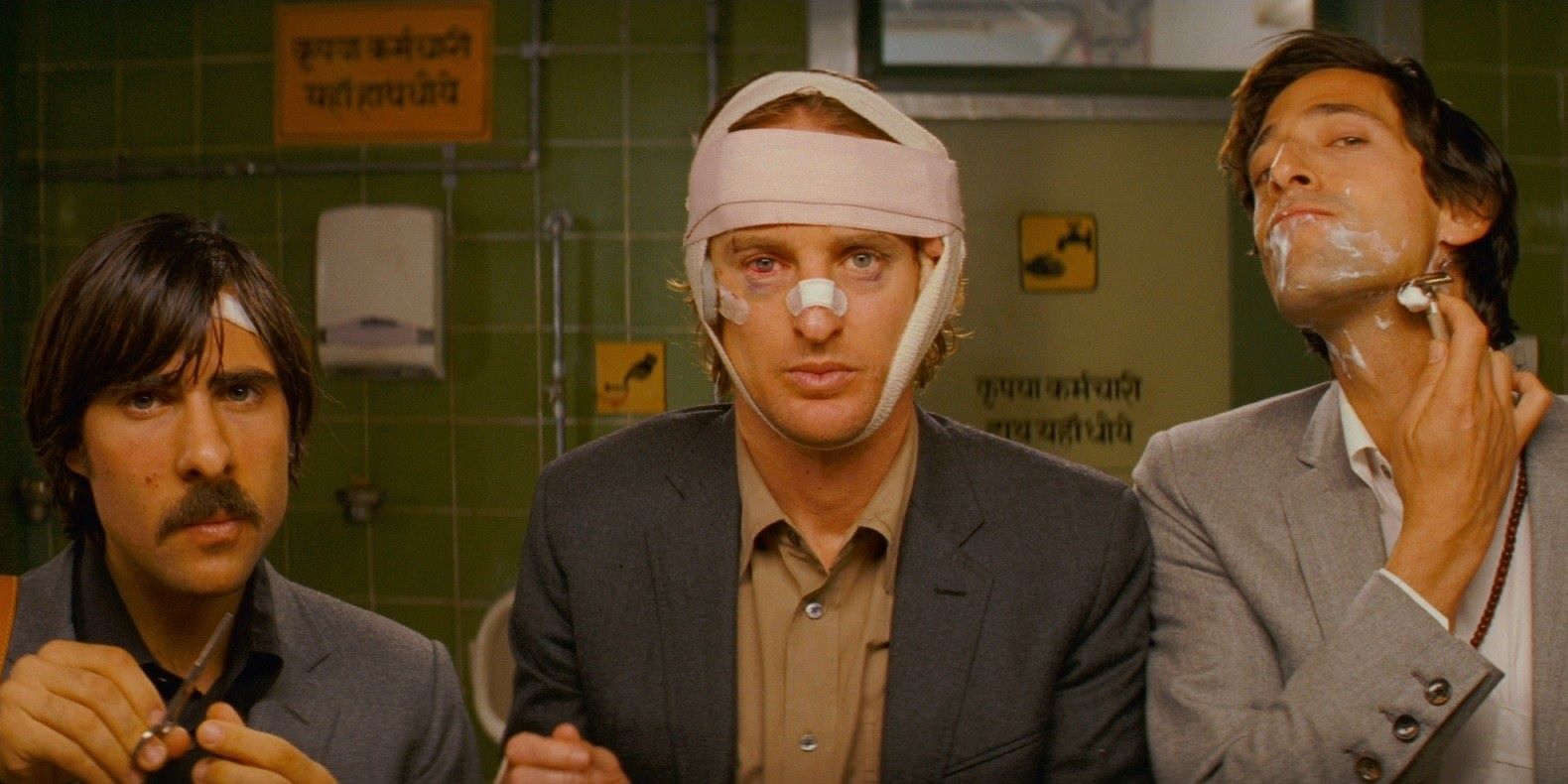 Francis, Peter, and Jack in The Darjeeling Limited