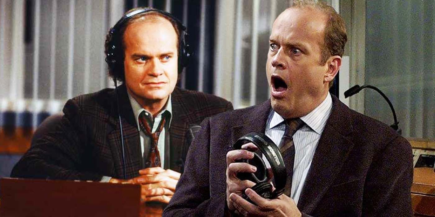 Kelsey Grammer as Frasier Crane at KACL radio station