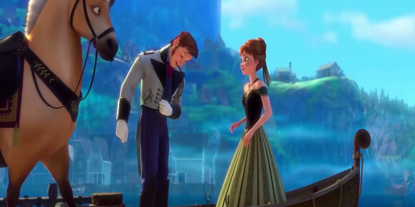 Frozen Anna meets Hans