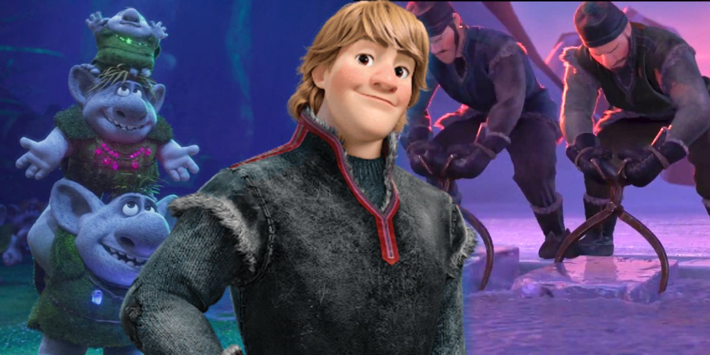 Kristoff the ice harvester from Frozen was raised by trolls.