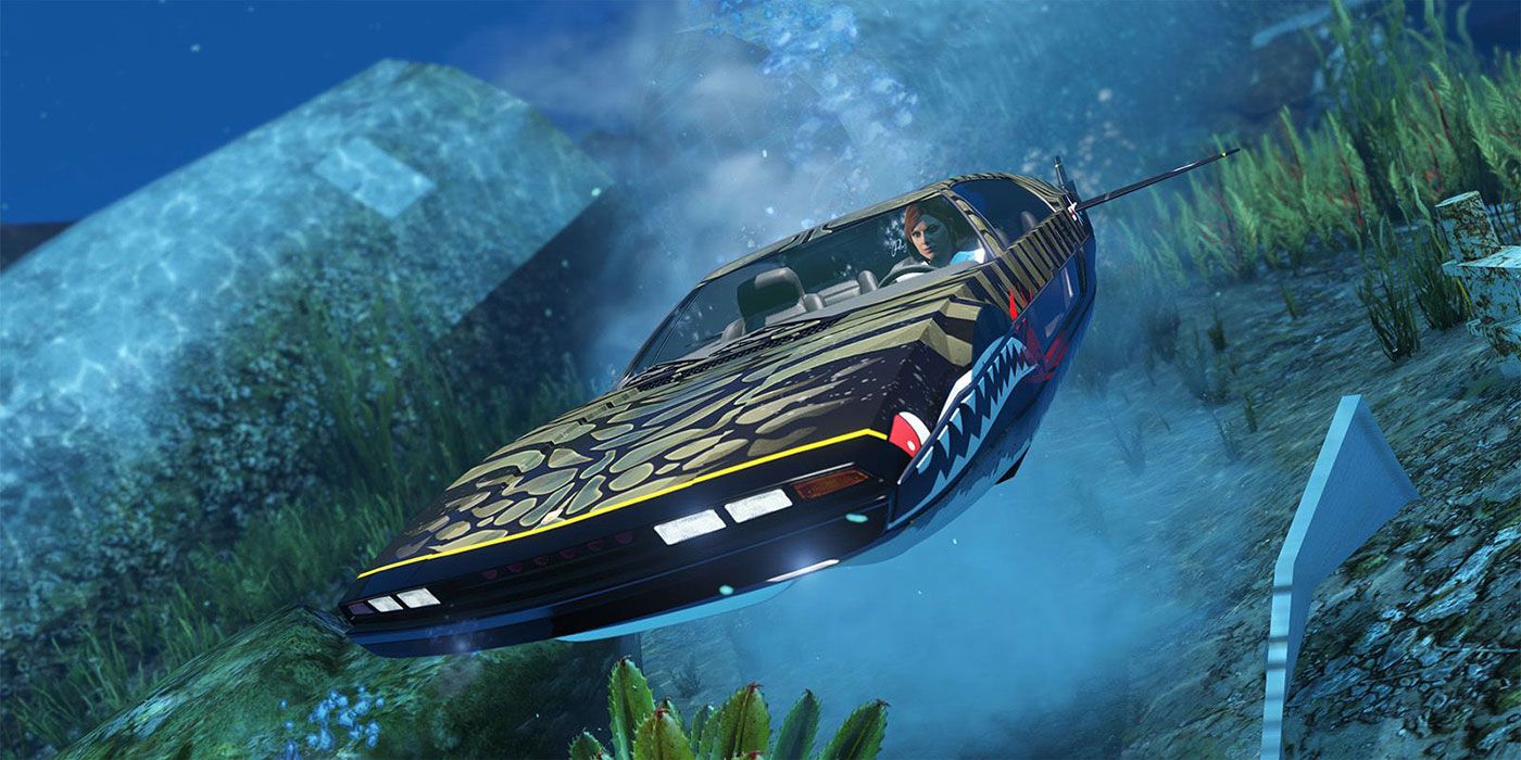 GTA 5 Mods Players Should Stay Away From Head Art Underwater Car