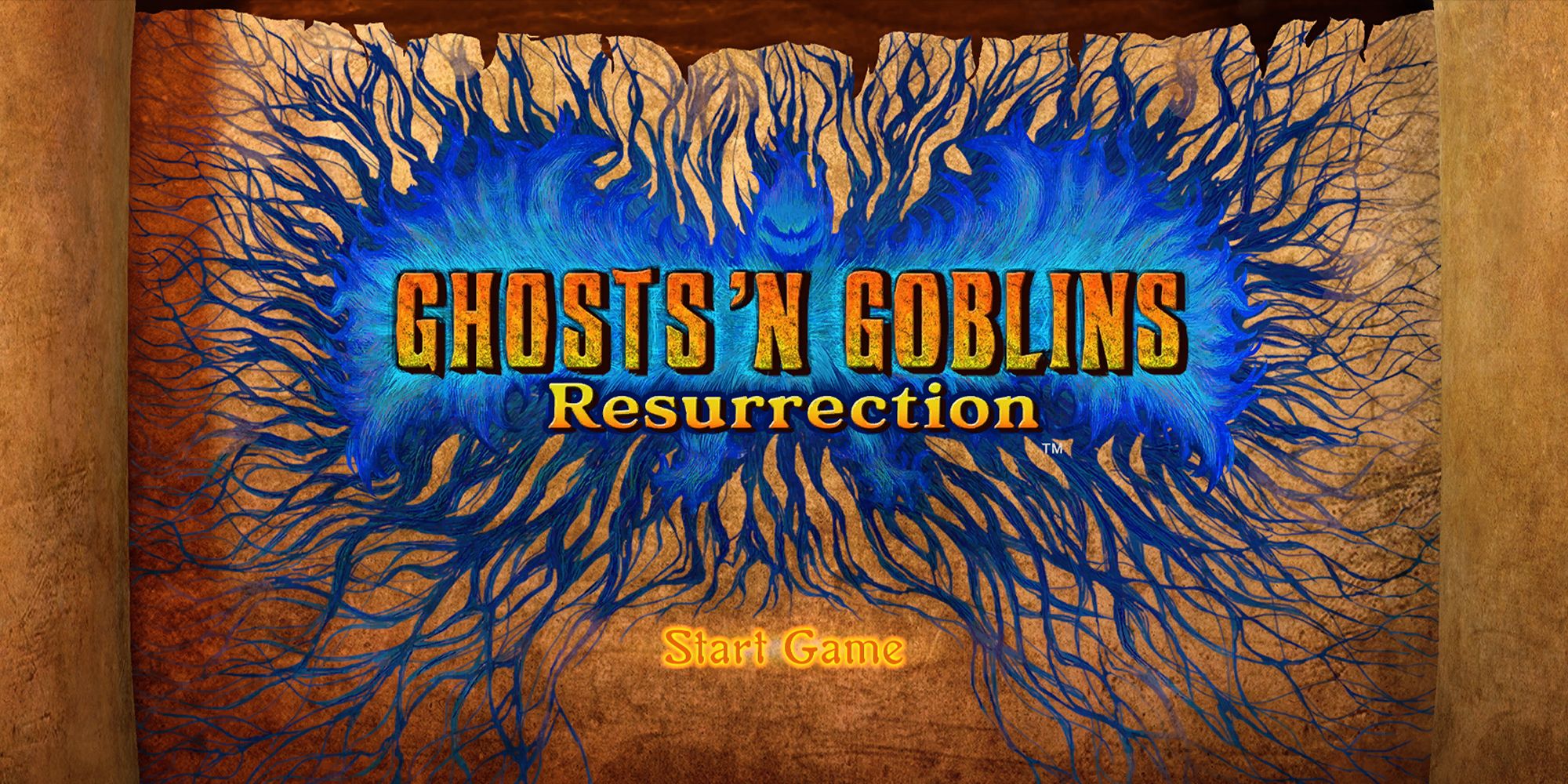 Ghost 'n Goblins Resurrection Title Screen