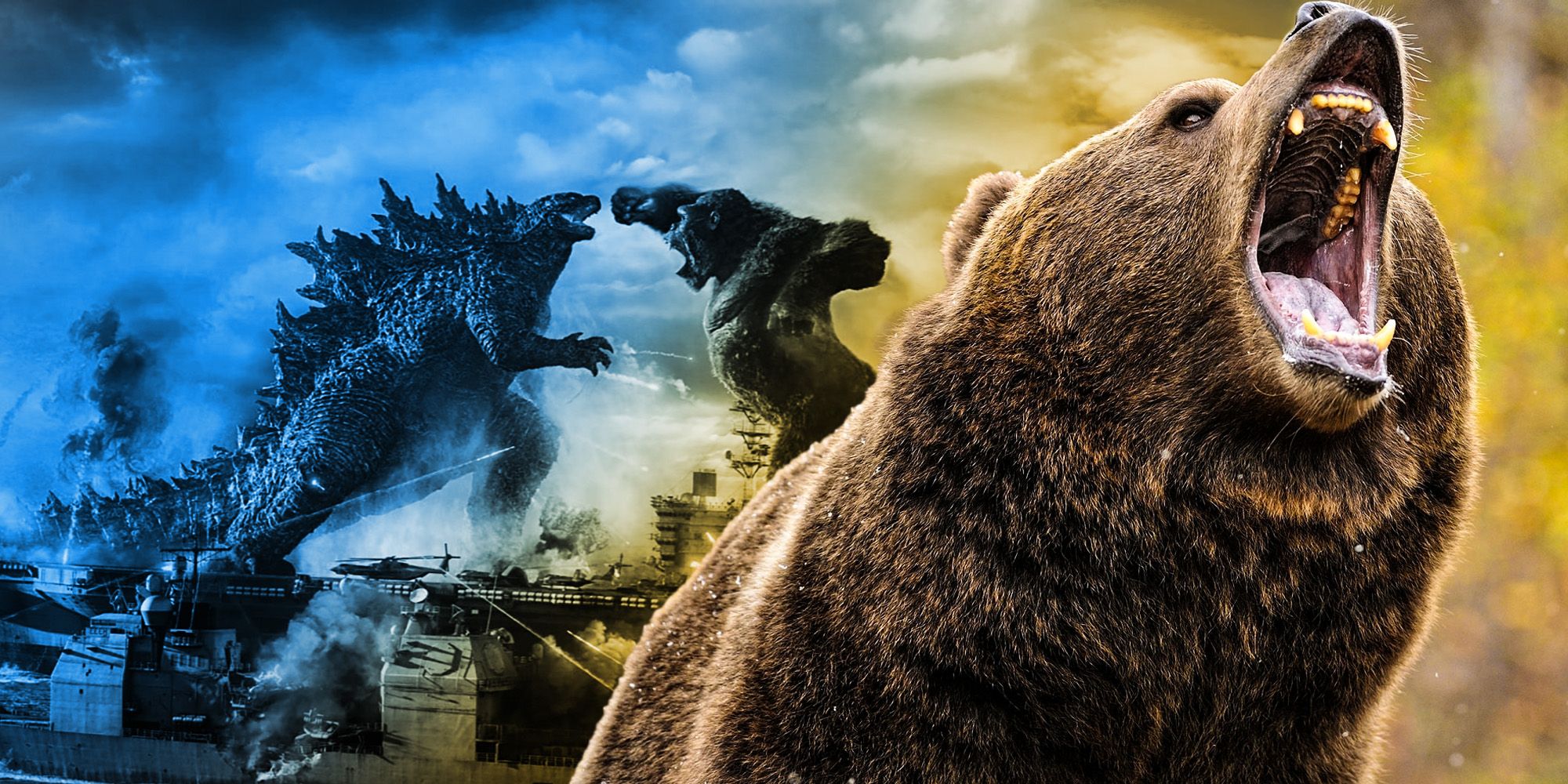 Godzilla vs kong Bear movements