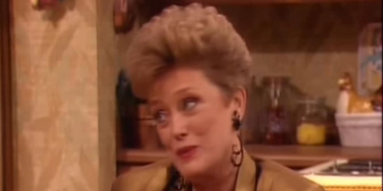 Blanche Devereaux Smirking