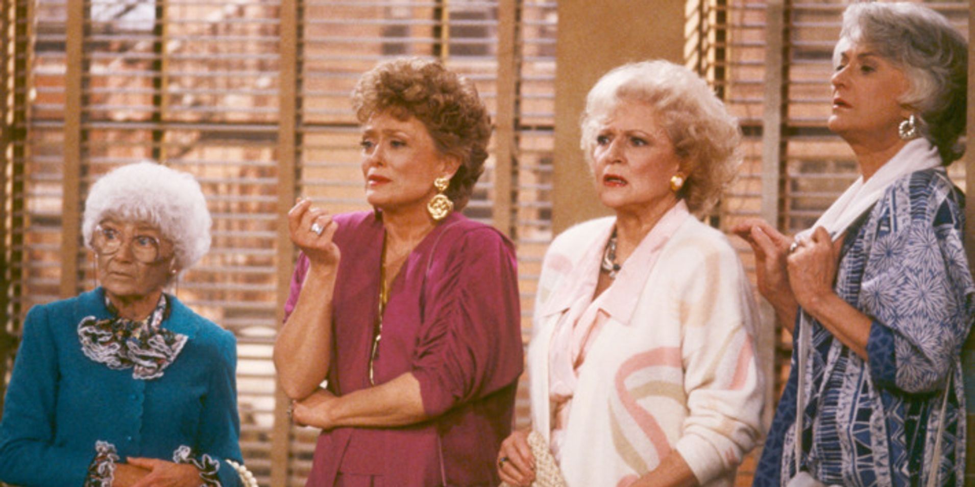 Blanche Devereaux Standing With The Golden Girls