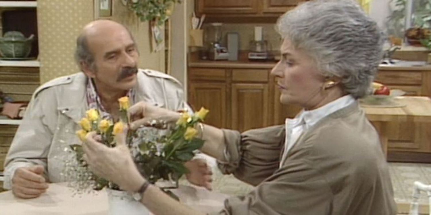 Dorothy Arranges Flowers As Stan Professes Love