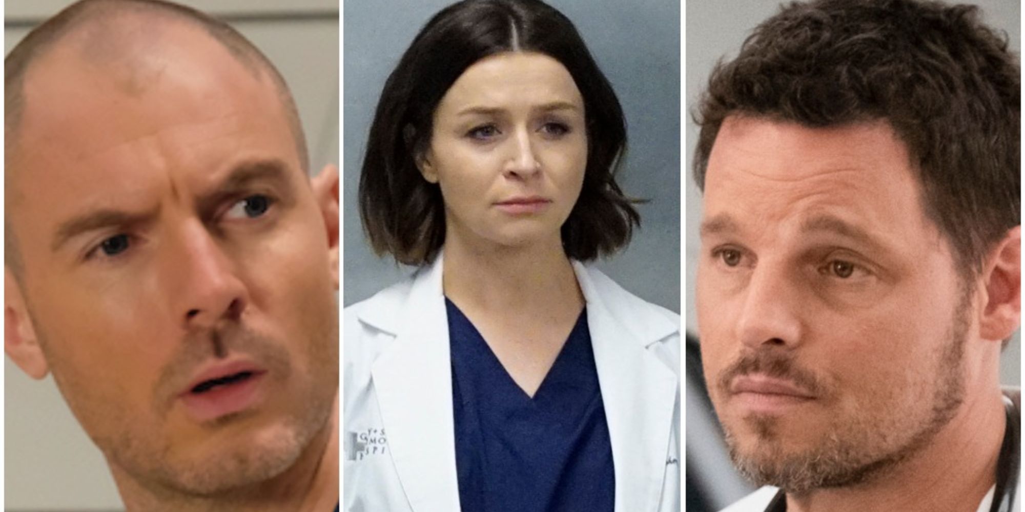 Alex, Amelia and Cormac in Grey&rsquo;s Anatomy