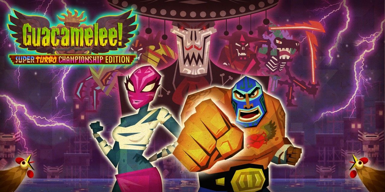 Promotional image for Guacamelee 2 on the Nintendo Switch.
