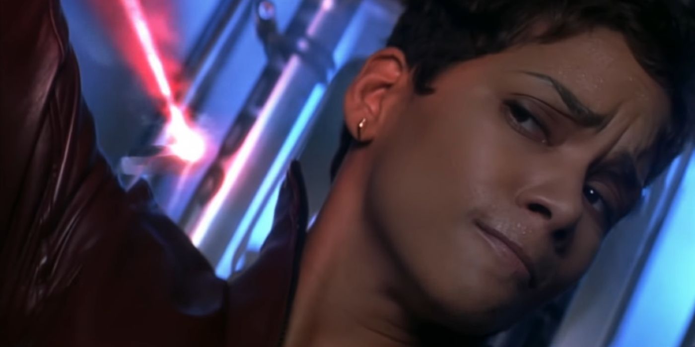 Halle Berry's Jinx in a laser death trap in Die Another Day
