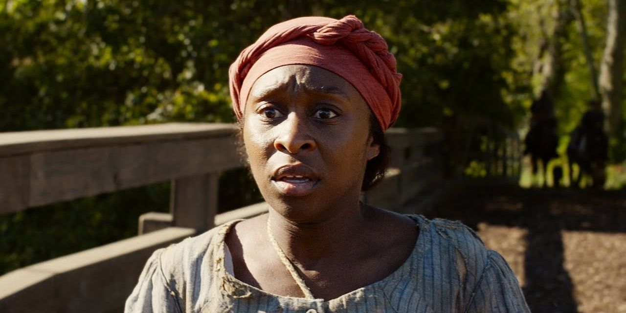 Cynthia Erivo as Harriet Tubman.