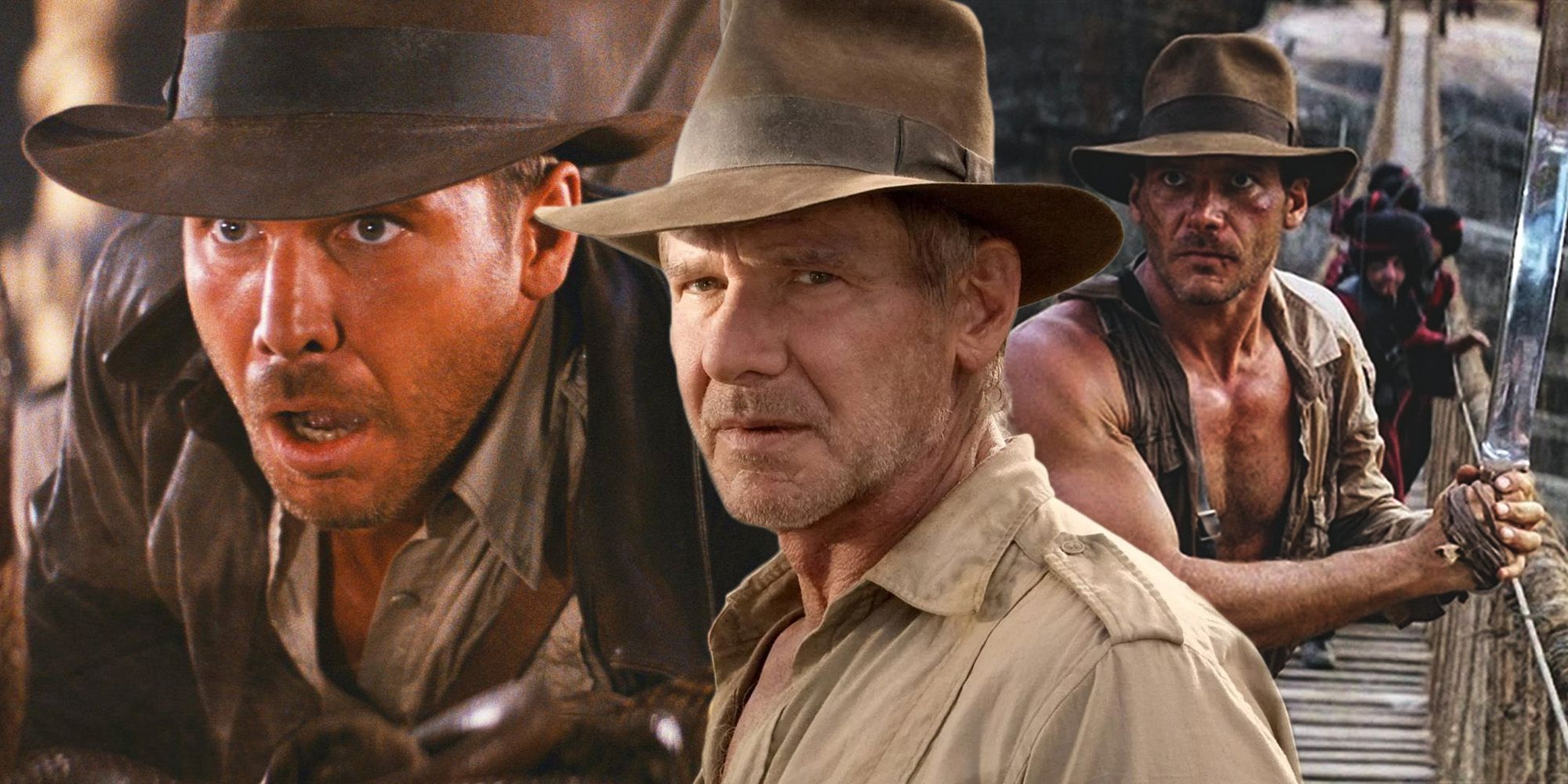 Harrison Ford Indiana Jones Raiders of the lost ark Kingdom of the crystal skull temple of doom