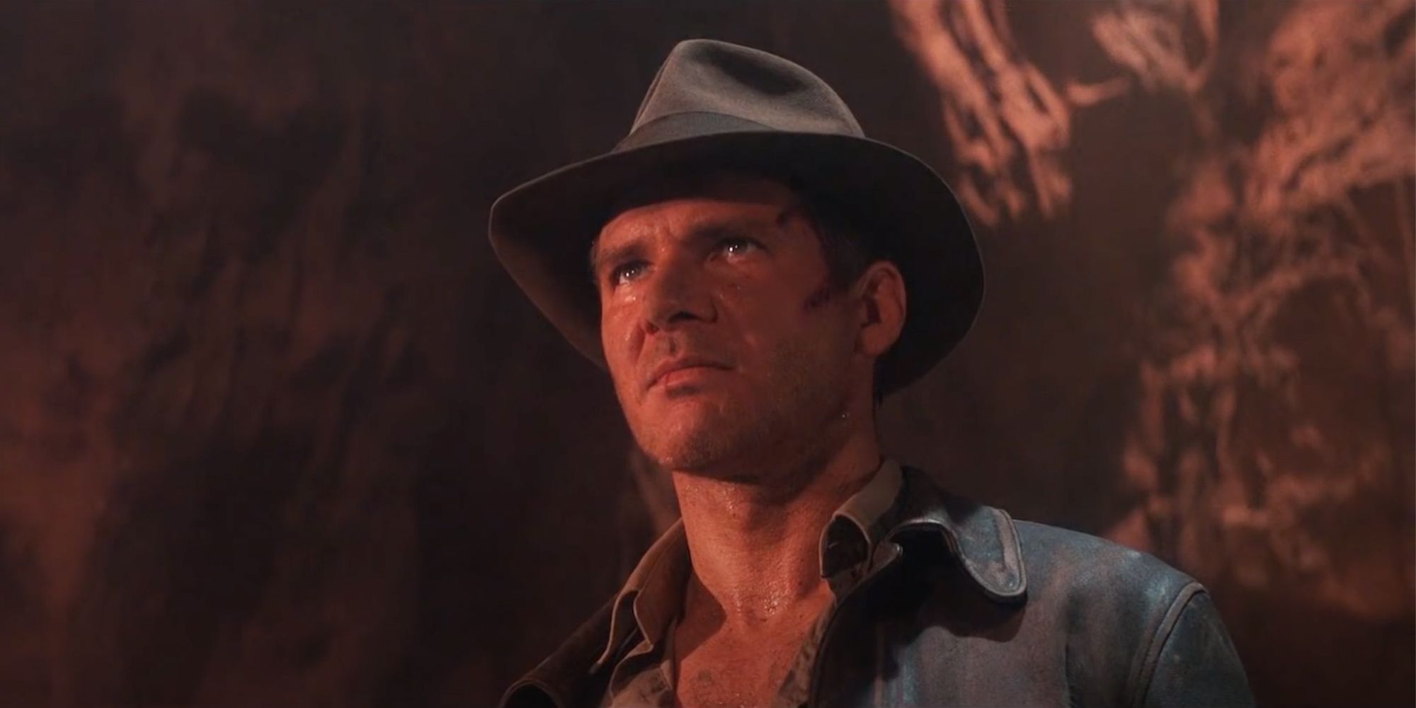 Indiana Jones enters the Grail temple in The Last Crusade