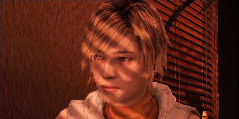 Heather at Happy Burger in Silent Hill 3.
