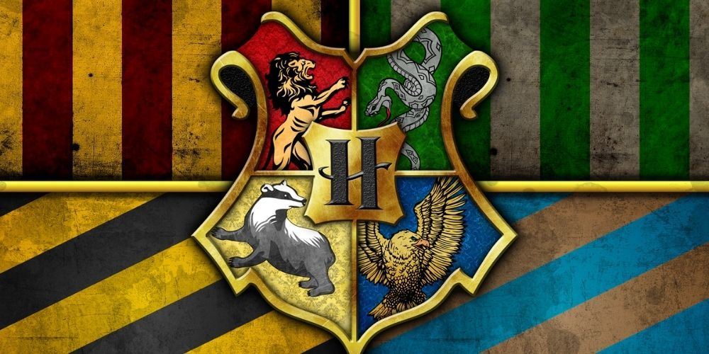 Hogwarts Houses' mascots and colors