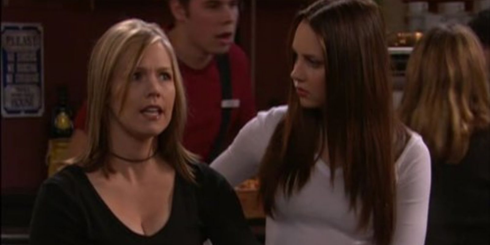 Holly Tyler looks at her upset sister Val Tyler in What I Like About You