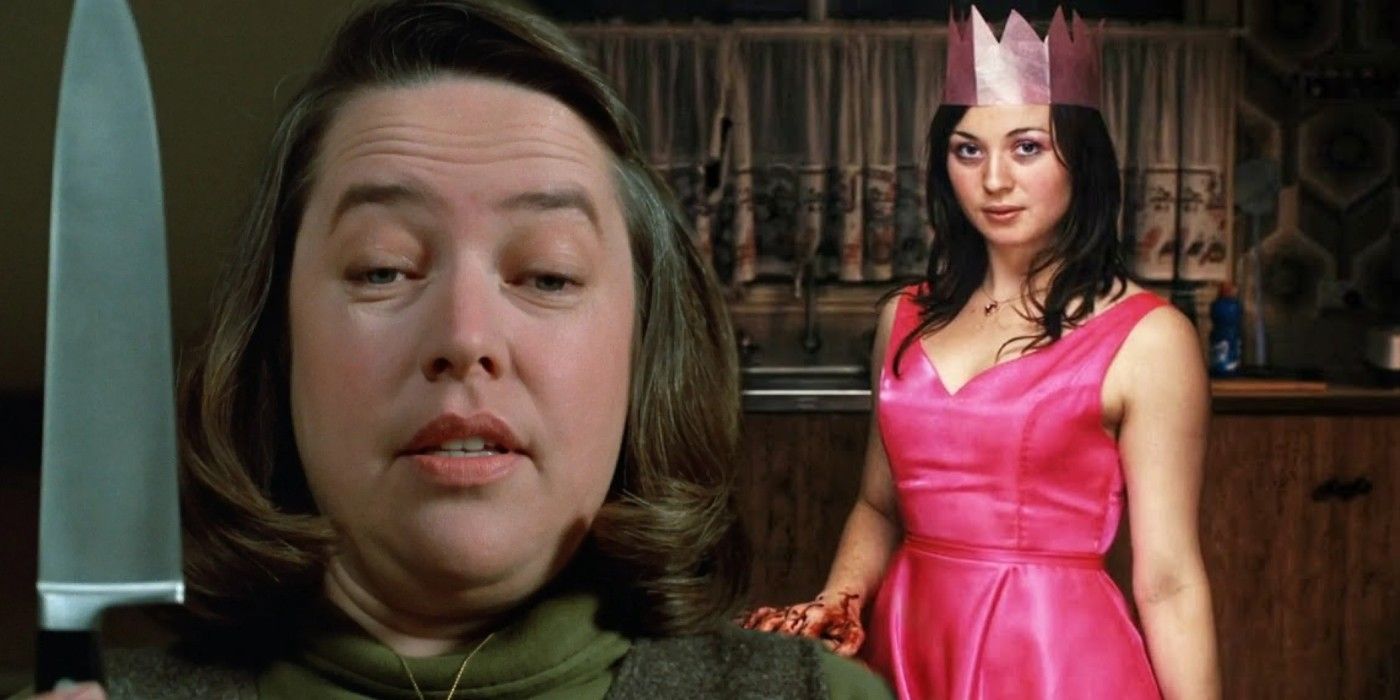 Horror Movies Female Villains Not Stereotypes Kathy Bates as Annie Wilkes in Misery and Robin McLeavy as Lola in The Loved Ones