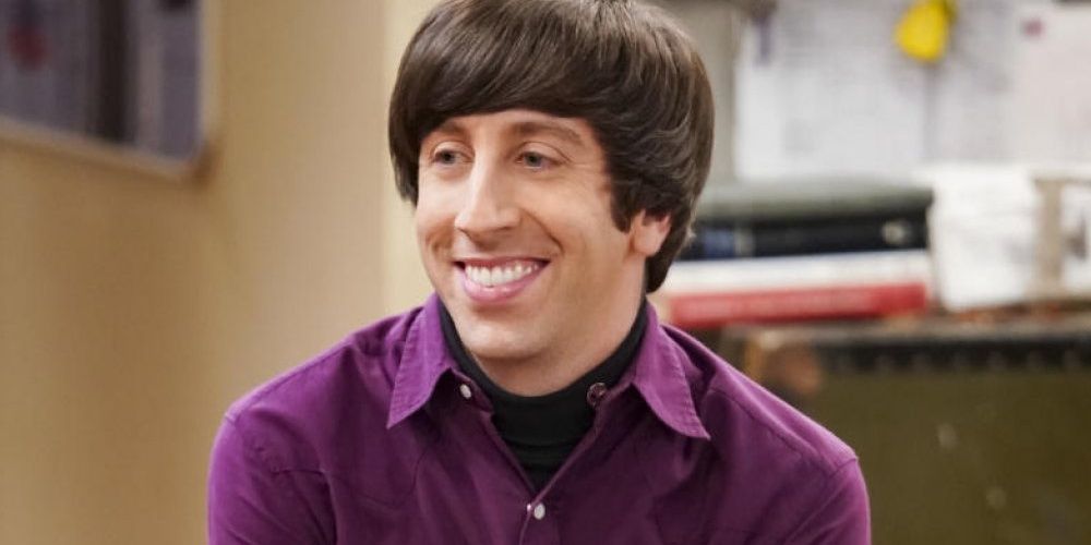Howard Wolowitz smiling in The Big Bang Theory