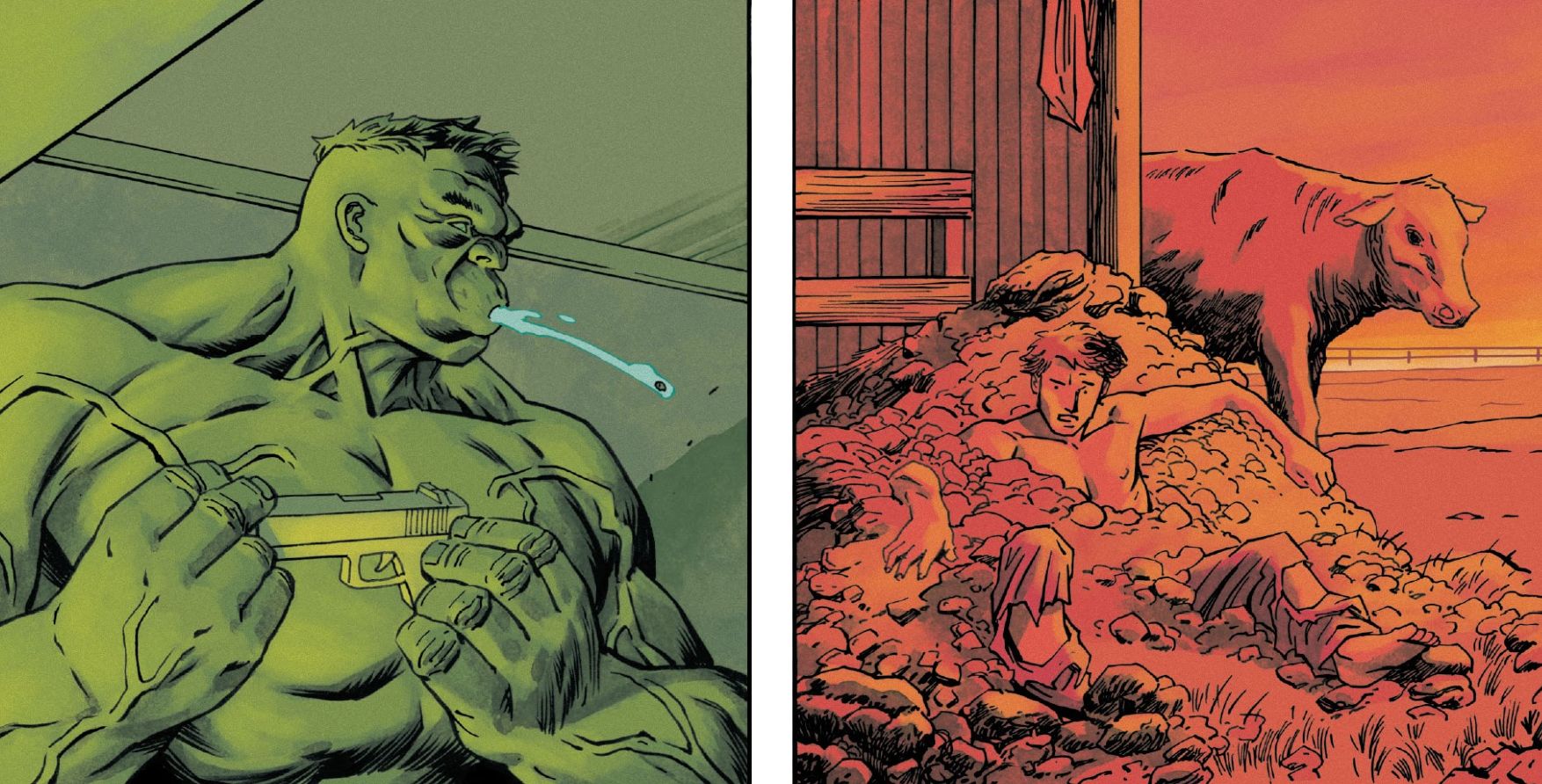 Immortal Hulk Spits Out Bullet From Bruce Banner Suicide Attempt