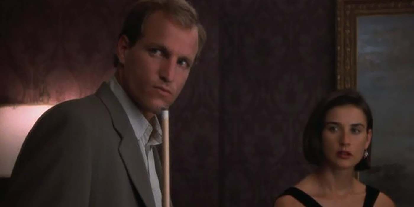 Woody Harrelson and Demi Moore receive an Indecent Proposal.