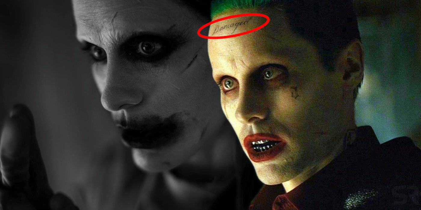 Why Leto's Joker Doesn't Have His "Damaged" Tattoo In Justice League Snyder Cut