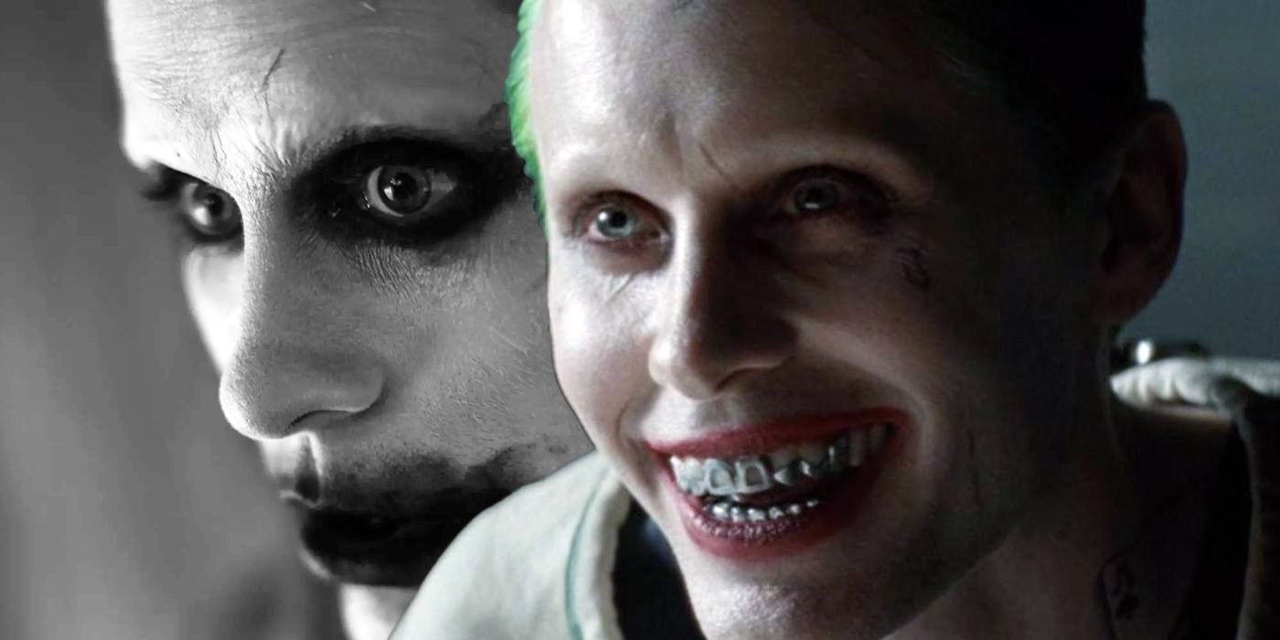 Jared Leto's Joker in Zack Snyder's Justice League and Suicide Squad