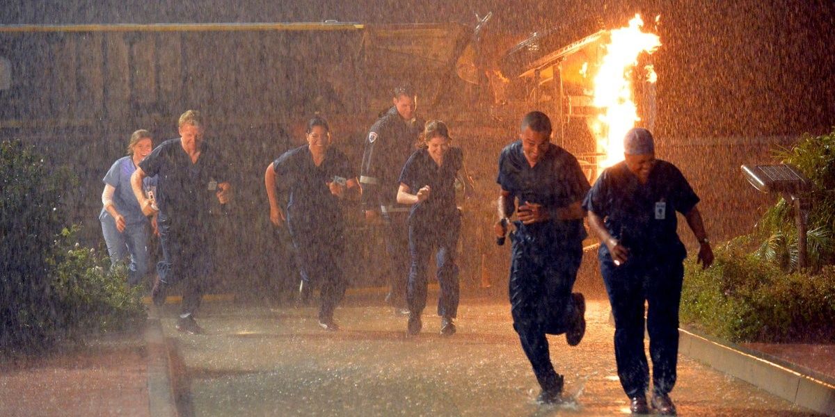 Burning Bus In Greys