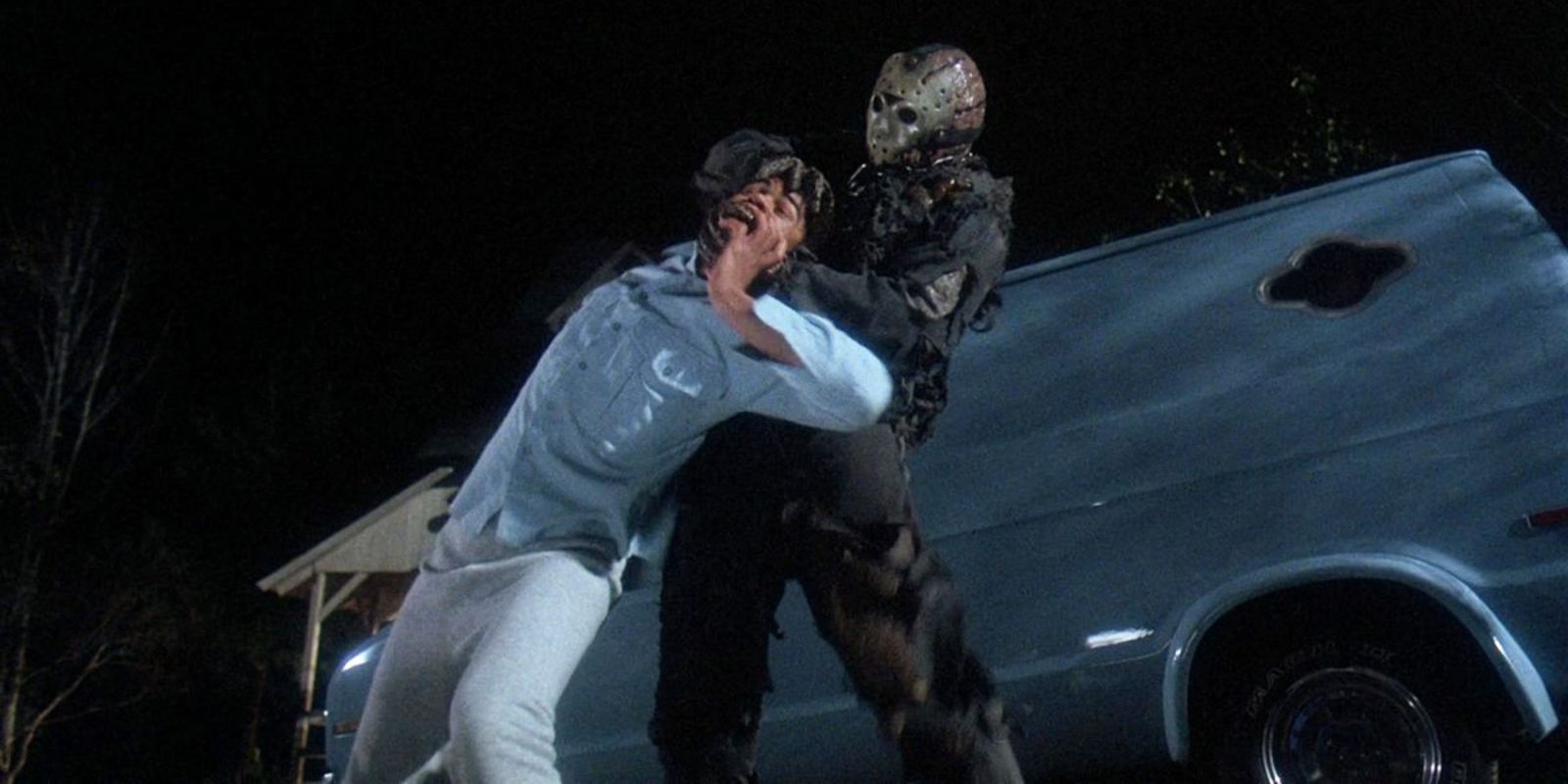 Jason Voorhees Crushing Ben's Skull - Friday The 13th Part VII: The New Blood
