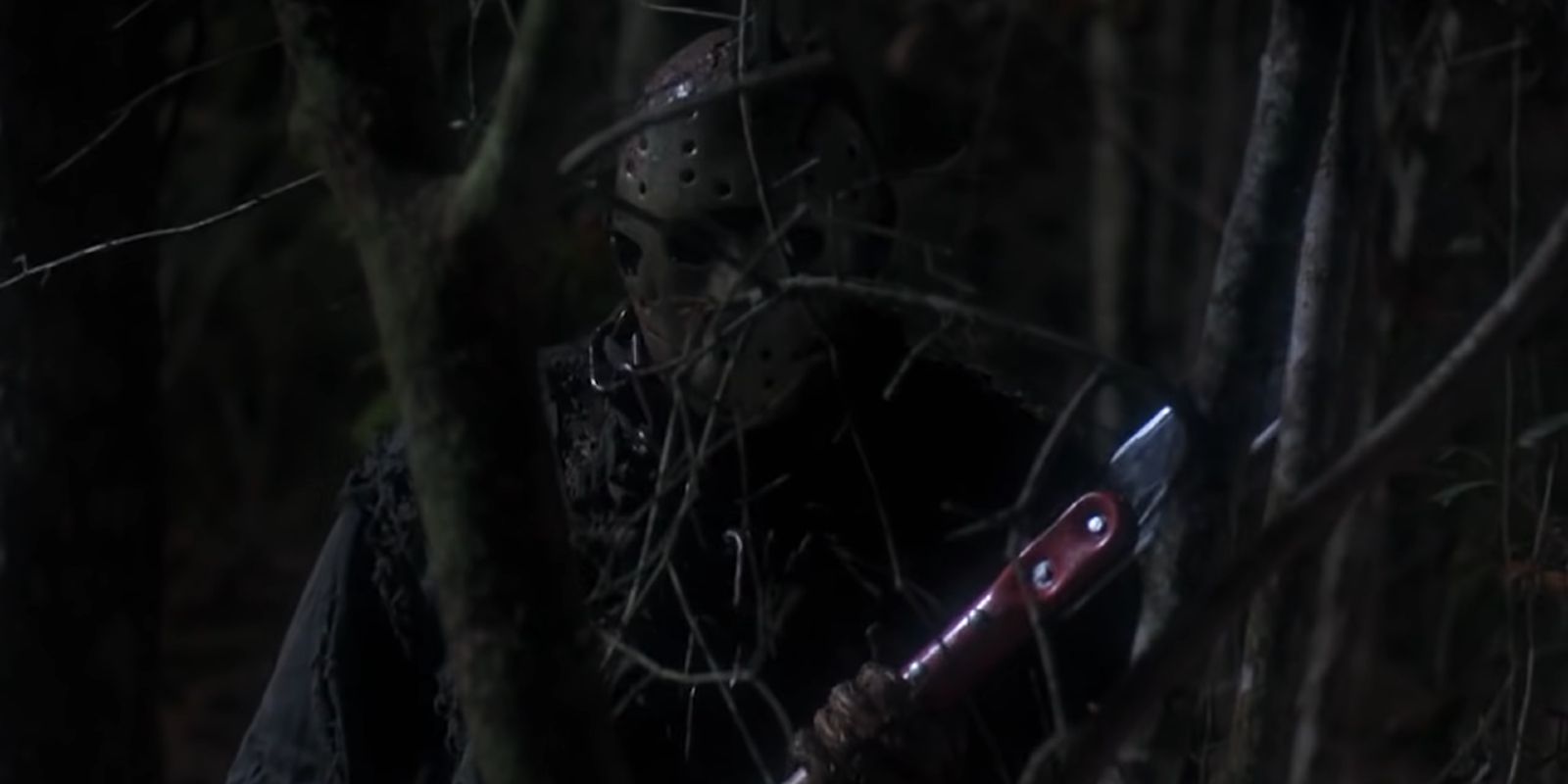 Jason Wielding Tree-Trimmer - Friday The 13th Part VII The New Blood