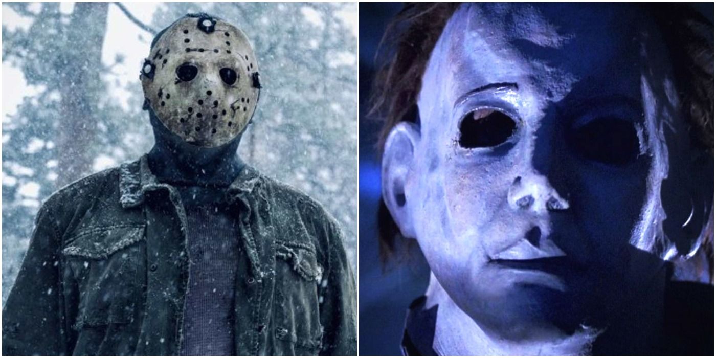 Jason Voorhees positioned next to Michael Myers