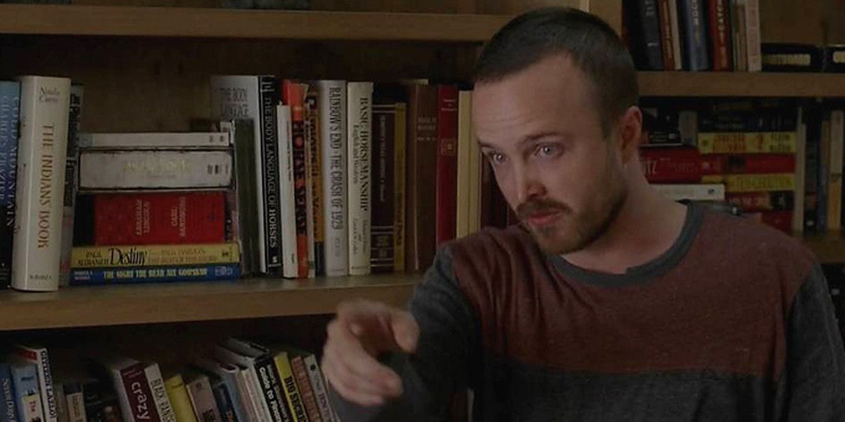 Jesse in Hank and Marie’s house in Breaking Bad.