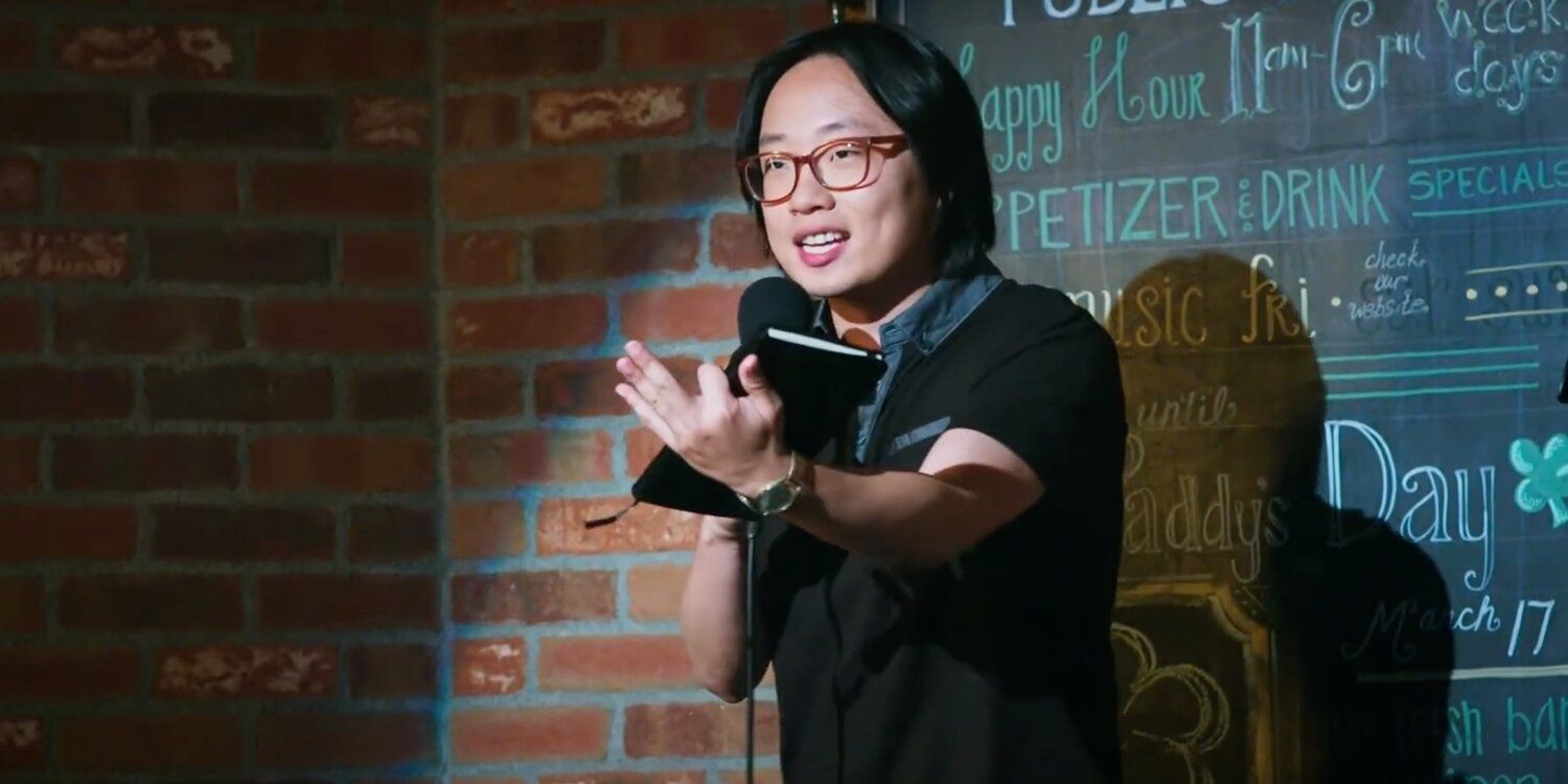 Jimmy O. Yang on stage