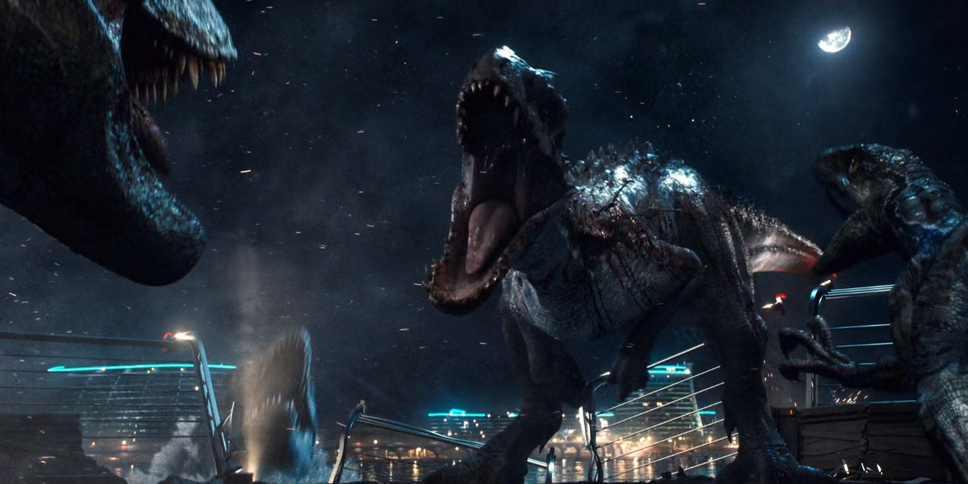 Jurassic Park/World Raptors - Raptor Teams Up With T-Rex